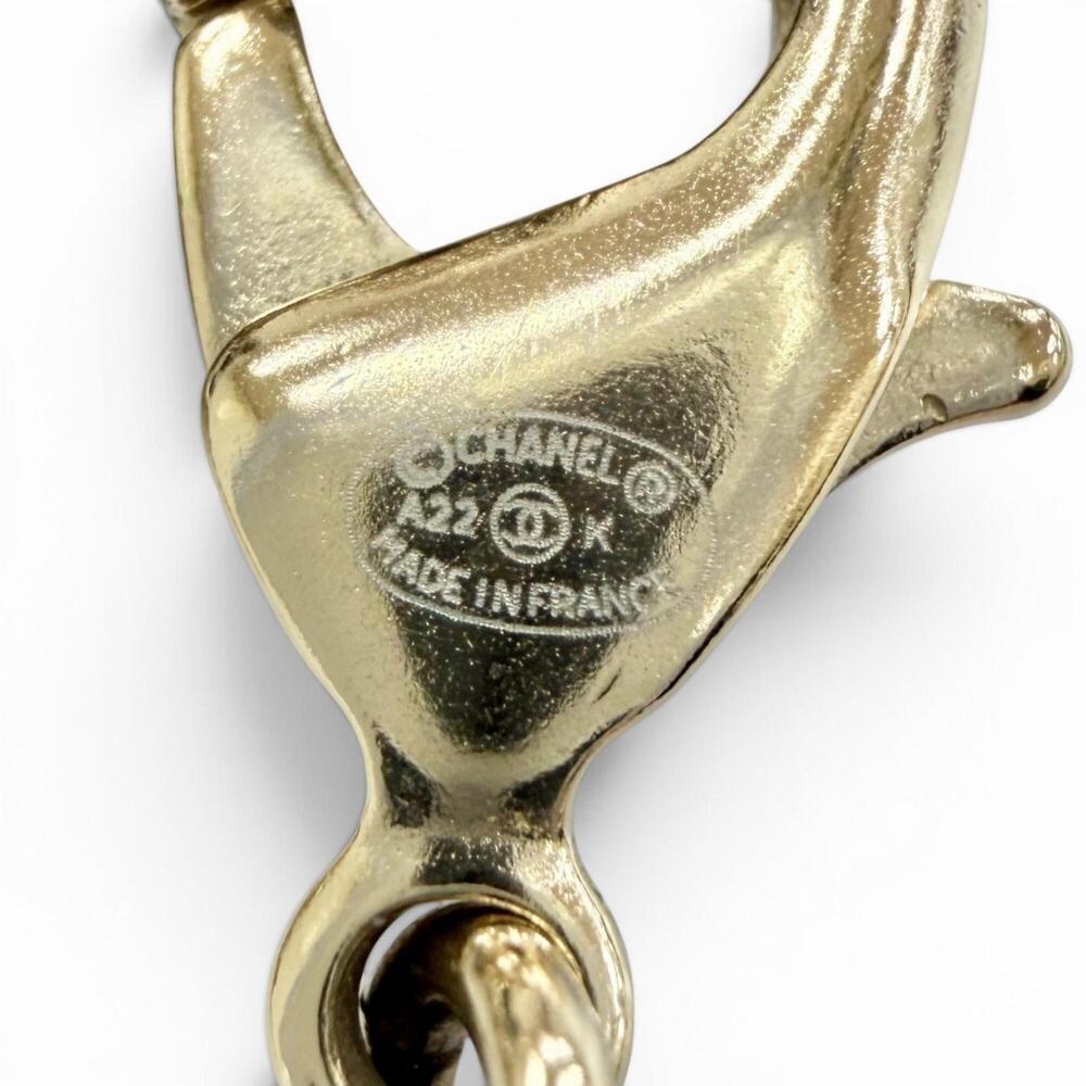 CHANEL Gold Logo Necklace - Picture 9 of 10